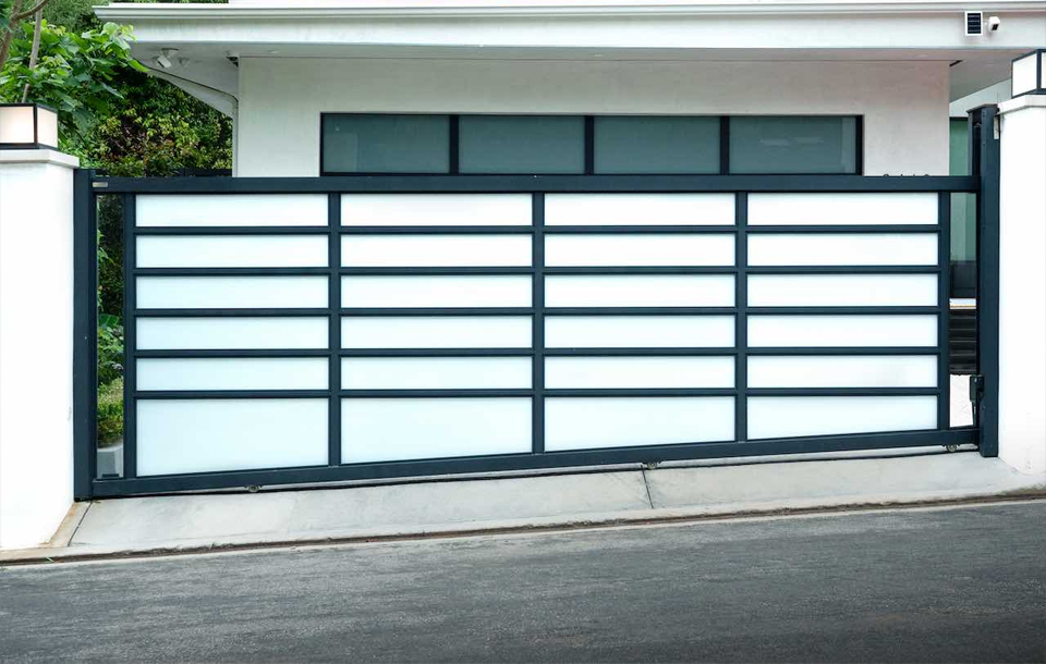 Residential Glass Gate Installation in La Habra