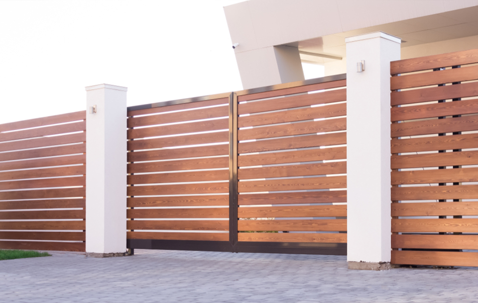 Residential Wood Gate Installation in La Habra