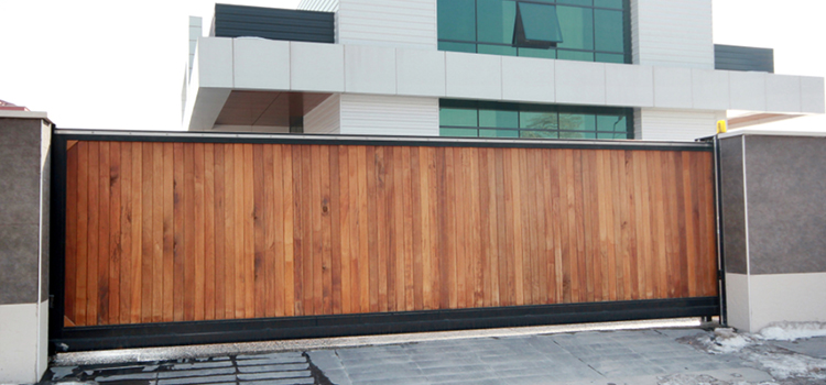 Residential Redwood Gate Installation in La Habra, CA